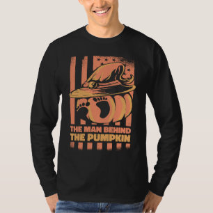 Camiseta O Homem Por Trás do Halloween da Semente de Abóbor