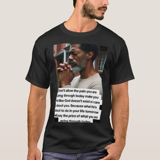 Camiseta o homem precisa ser, esse slogan fará você ser o n (Frente)