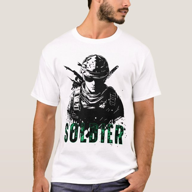 Camiseta O Homem Soldado (Frente)