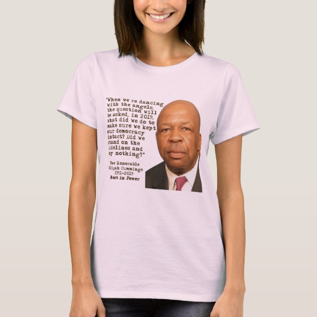 Camiseta O Hon.Elijah Cummings (Frente)