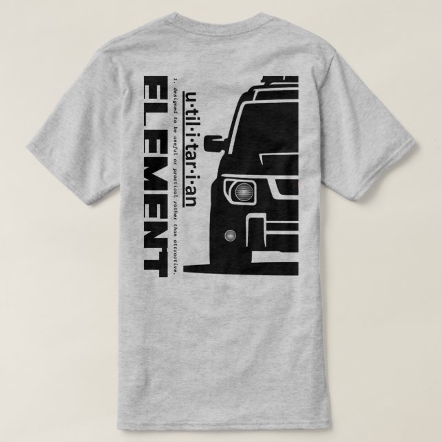 Camiseta O Honda Element (Verso do Design)