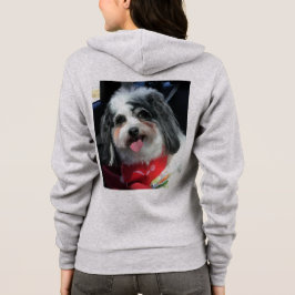 Camiseta O Hoodie bonito do fecho de correr para