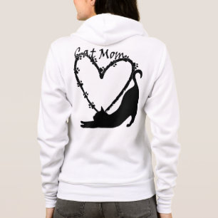 Camiseta O Hoodie "Cat Mãe" perfeito com impressão atrás.