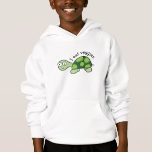 Camiseta O Hoodie da Criança de Tartaruga Bonita - Eu como 