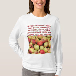 Camiseta o hoodie das mulheres das maçãs