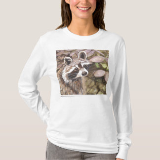 Camiseta O hoodie das mulheres do guaxinim