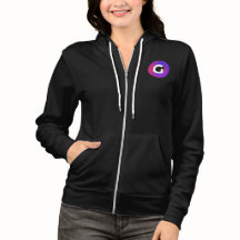 O Hoodie das mulheres roxas dos meios de Guido