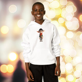 Camiseta O Hoodie do Elf Boy do Natal do Poeta