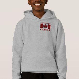 Camiseta O Hoodie Personalizado do Garoto Jaqueta do Canadá
