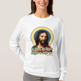 Camiseta O Hoody JC01 das mulheres do cristo