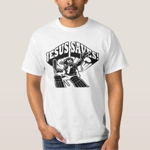 CAMISETA O HÓQUEI 'JESUS DO NASCER DO JESUS CRISTO OUTRA