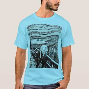 Camiseta O Horizonte Azul Edvard Munch do Gritar