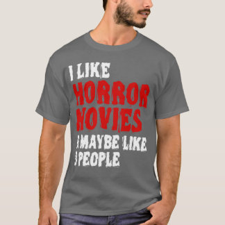 Camiseta O Horror dos Filmes Horror é um presente para os f