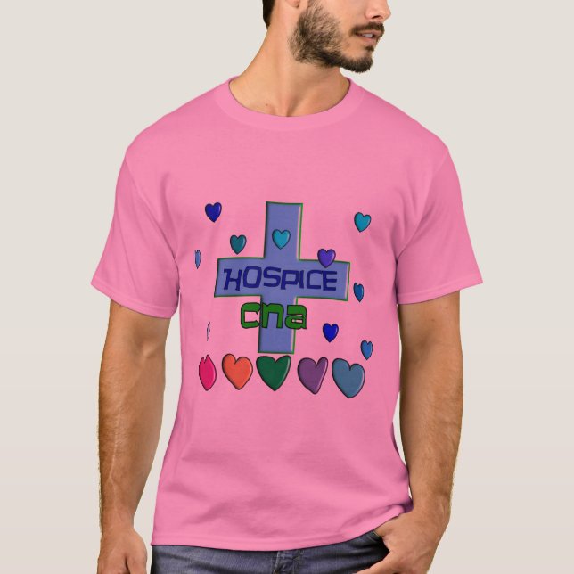 Camiseta O hospício PODE multi design dos corações (Frente)