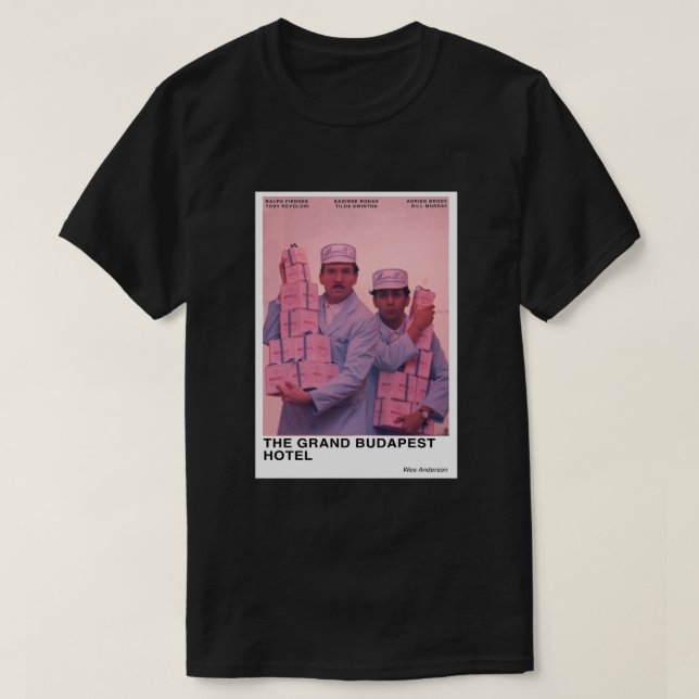 Camiseta O Hotel Grand Budapest (Frente do Design)