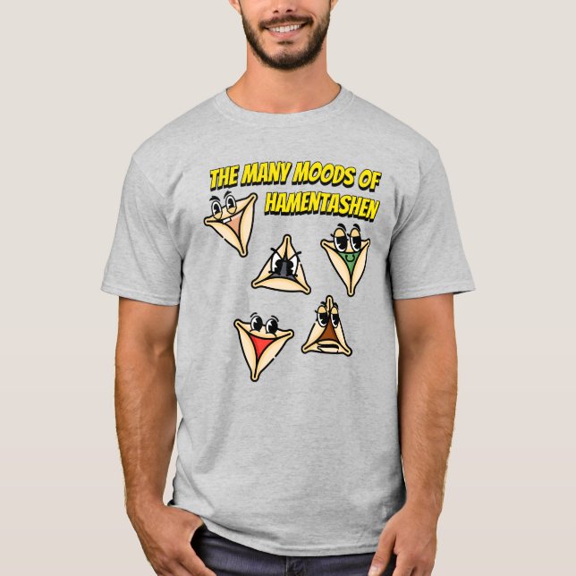 Camiseta O humor de Hamentashen (Frente)