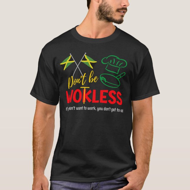 Camiseta O Humor jamaicano NÃO É SEM FANTASIA (Frente)