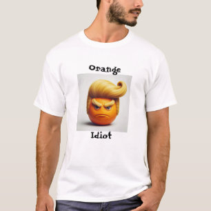 Camiseta O Idiota Laranja Original