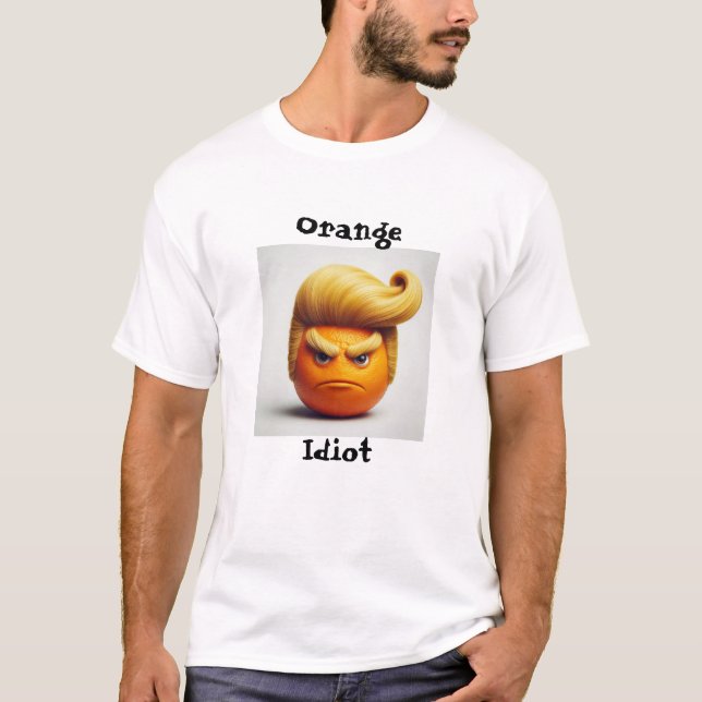 Camiseta O Idiota Laranja Original (Frente)