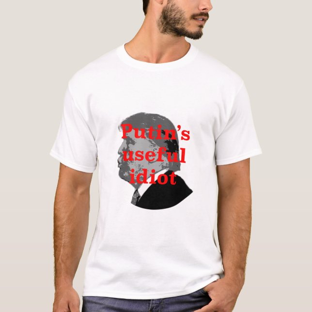 Camiseta O idiota útil de Putin (Frente)