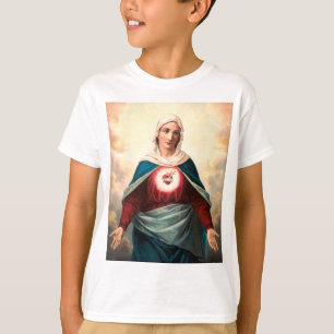 Camiseta O Imaculado Coração de Maria