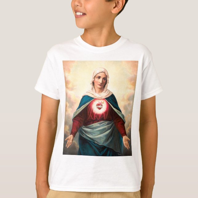 Camiseta O Imaculado Coração de Maria (Frente)
