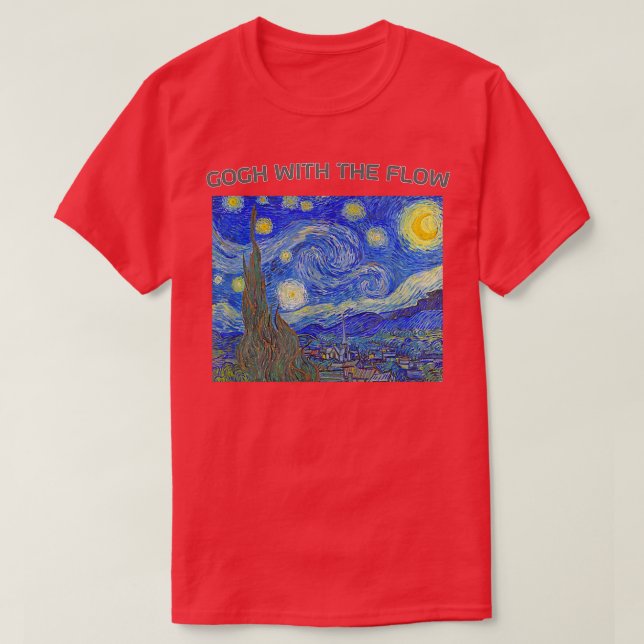 Camiseta O Imersivo Van Gogh A Noite Estrelada Gogh Com (Frente do Design)