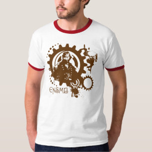 Camiseta O imperador alinha o logotipo