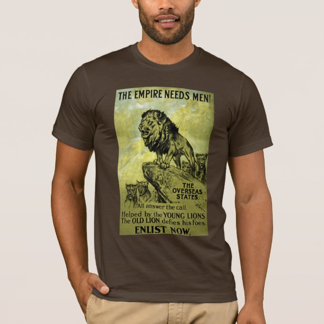 Camiseta O império precisa homens! (Frente)