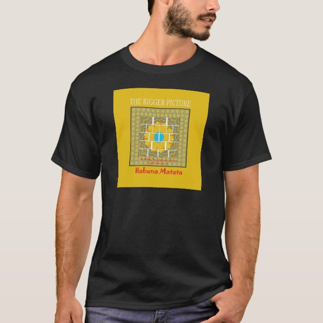 Camiseta O Impressão de Imagem Maior (Frente)