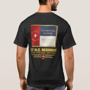 Camiseta ø Infantaria voluntária de North Carolina