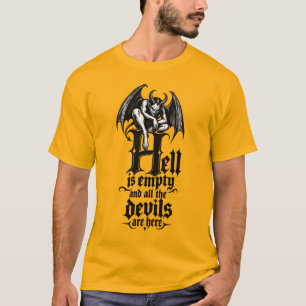Camiseta O Inferno Está Vazio