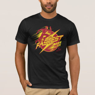 Camiseta O   instantâneo o homem o mais rápido vivo