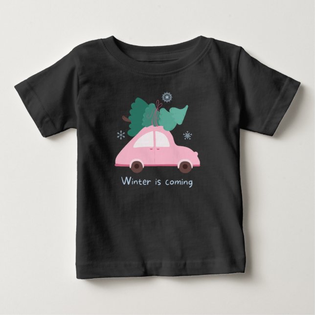 Camiseta O inverno está chegando (Frente)