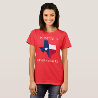 Camiseta O inverno nunca está vindo - Texas