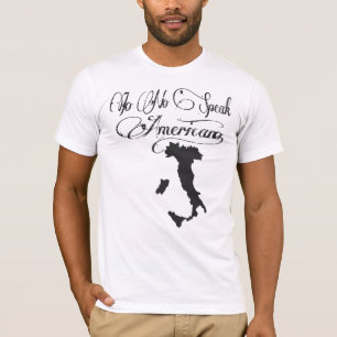 CAMISETA O IO NENHUM FALA AMERICANO SONO ITALIANO GIOVANNI