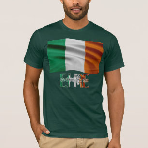 Camiseta O ~ IRLANDÊS Eirinn da ESCALA do PRESENTE da