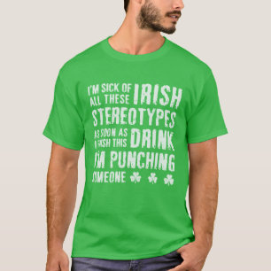 Camiseta O irlandês engraçado de NSPF estereotipa o t-shi
