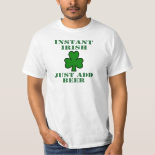 CAMISETA O IRLANDÊS IMEDIATO DO DIA DE ST PATRICK ", APENA