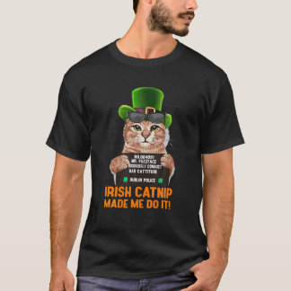 Camiseta O Irlandês Me Fez Fazer Isso! Dia de São Patrício