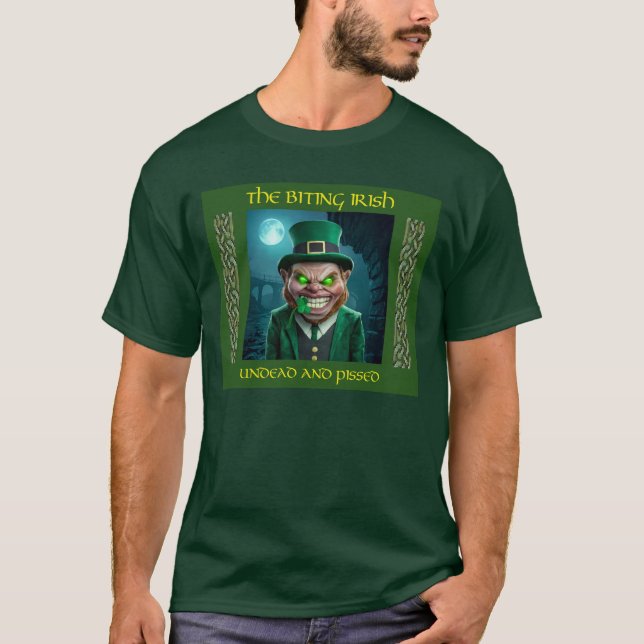 Camiseta O Irlandês mordido (Frente)