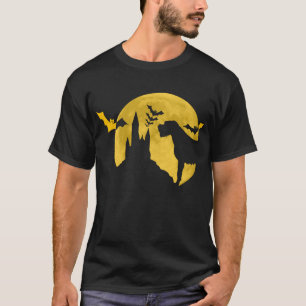 Camiseta O Irlandês Wolfhound Spooky Morde Horror - Cão d