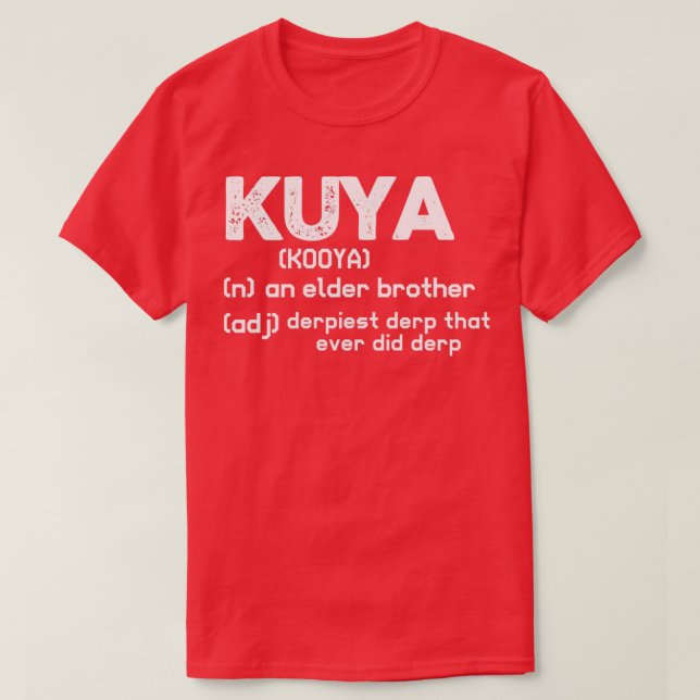 Camiseta O irmão mais velho do Kuya é engraçado (Frente do Design)