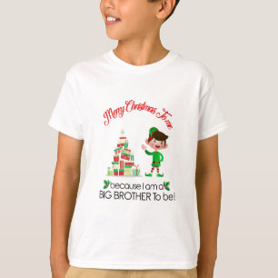 Camiseta O irmão mais velho é o anúncio de gravidez de N