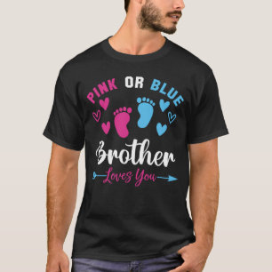 Camiseta O Irmão Rosa Ou Azul Ama A Sua Família Que Corresp