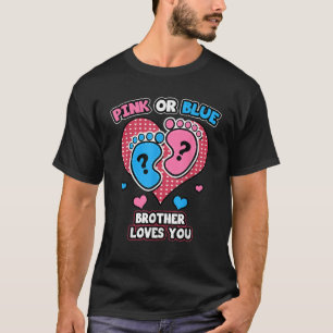 Camiseta O Irmão Rosa Ou Azul Te Ama A Reveal Annou