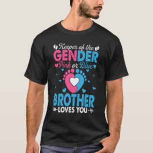 Camiseta O Irmão Rosa Ou Azul Te Ama Sexo Reveal Bonito
