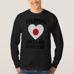 Camiseta O Japão Bandeira Todo Mundo Adora Um Bom Japonês