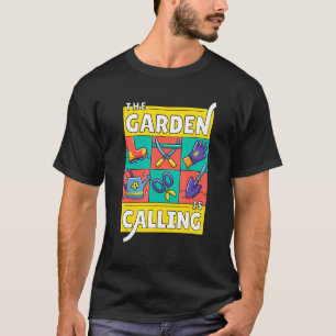 Camiseta O jardim Chamada Roupas Hobby Jardineiro