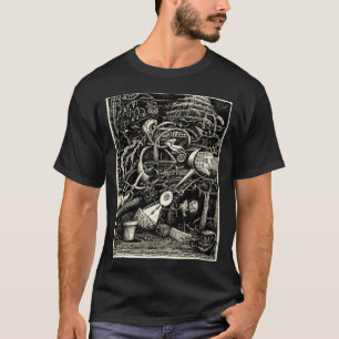 Camiseta O Jardim da Loucura de Brian Benson